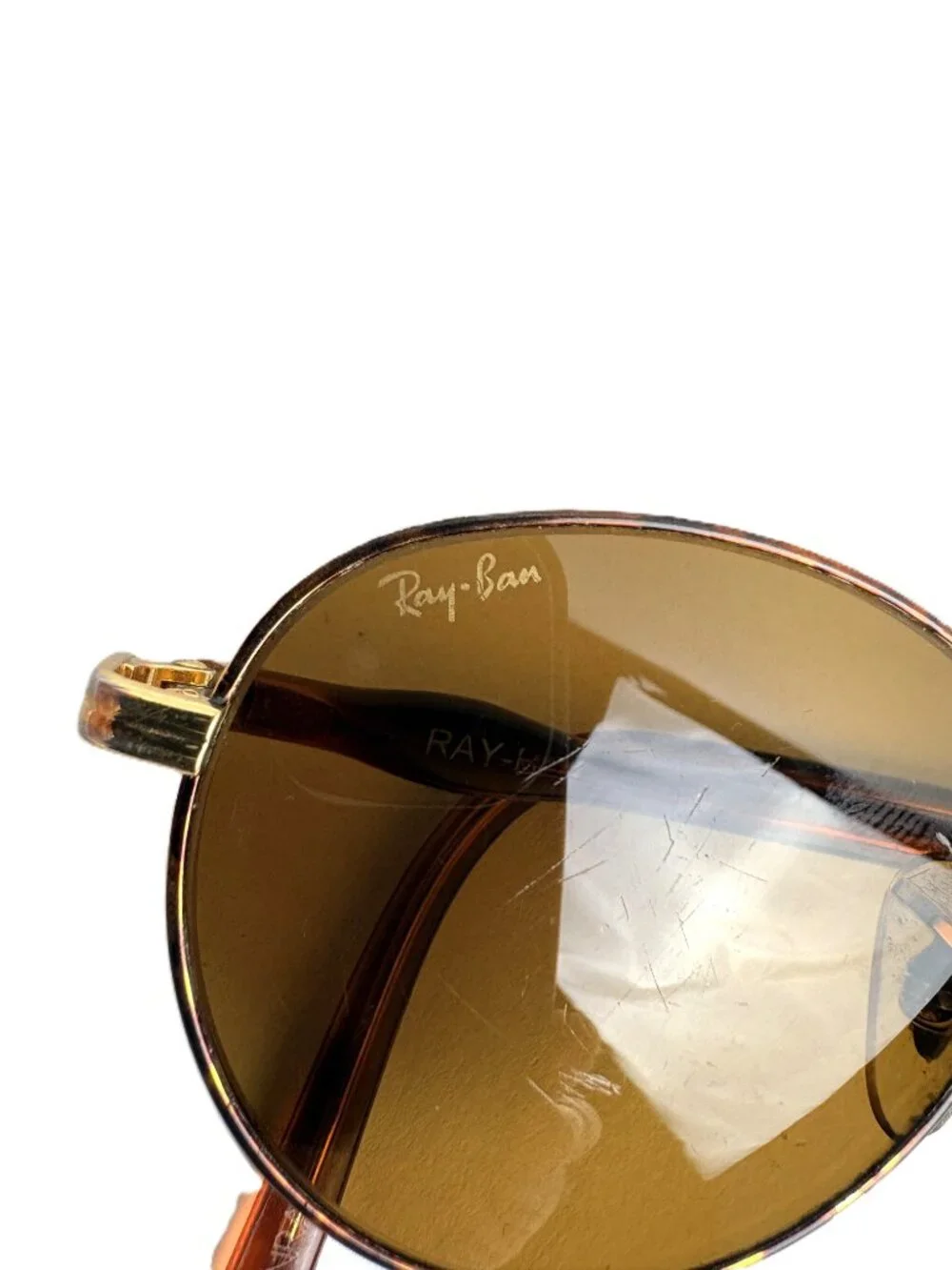 Authentic 90s Ray-Ban B&L Gold-Plated Wire Frame Sunglasses – Retro Oval